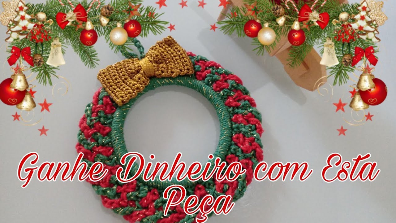 Guirlanda Crochê Mega Fácil🎄