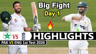 Pakistan Vs England 1st Test Match Day 1 Highlights 2026 | Pak Vs Eng