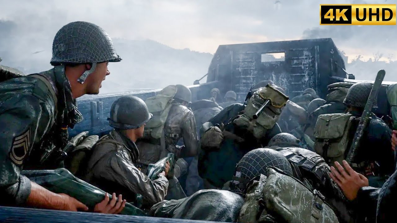 D Day Realistic War Game 4K 60FPS Ultra HD Gameplay No d-day-realistic-war-game-4k-60fps-ultra-hd-gameplay-no