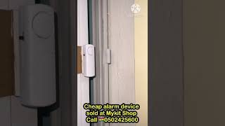 How to install cheap mini alarm device for doors and windows