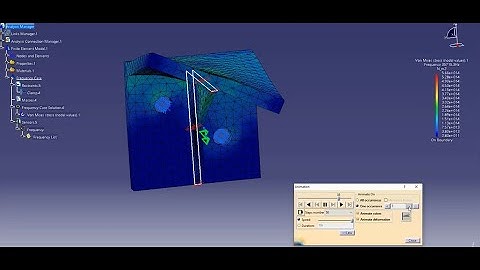 Static analysis using CATIA V5