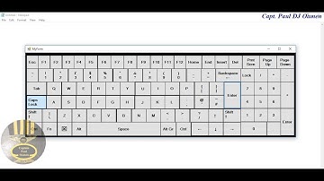 How to Create On-Screen Keyboard in Visual C++