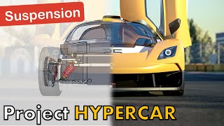 Conception d'une HYPERCAR - épures de suspension [Hypercar project #17]