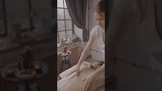 Woman doing a Back Massage