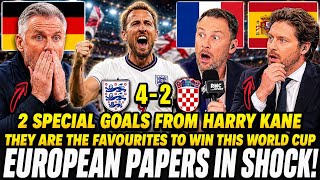 🚨 THE EUROPEAN MEDIA REACT TO ENGLAND'S 4–2 WIN OVER CROATIA IN THEIR OPENING WORLD CUP MATCH!