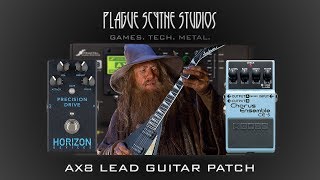 AX8 Lead & Solo Guitar Patch Setup - Tutorial