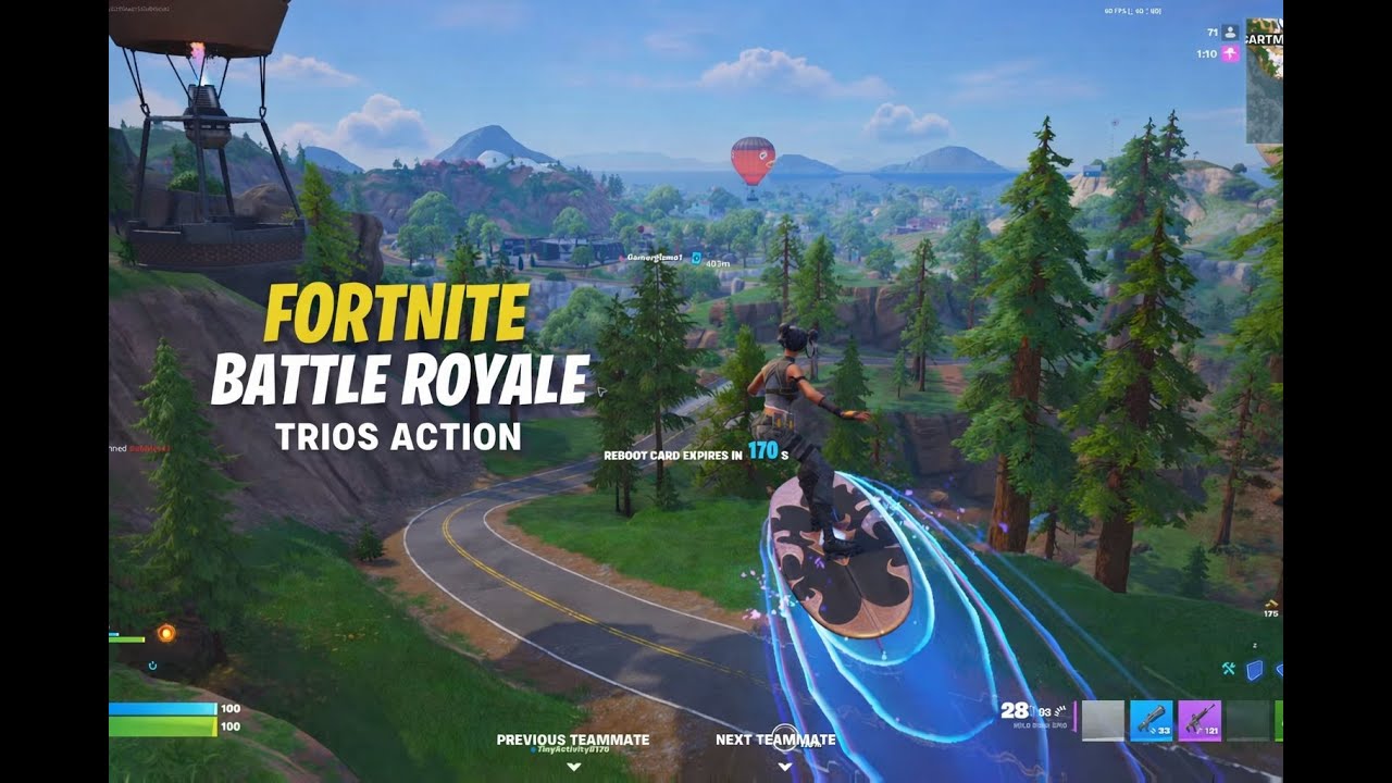 Fortnite Battle Royale, Trios