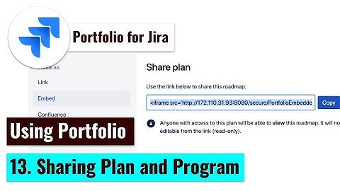 Portfolio for Jira - Sharing Plan and Program #AdvancedRoadmaps