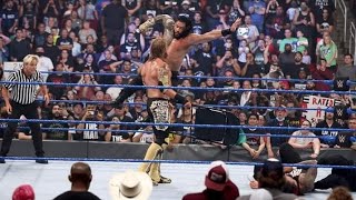 Roman Reigns \& the usos vs Edge \& the mysterious wwe smackdown July 16 , 2021