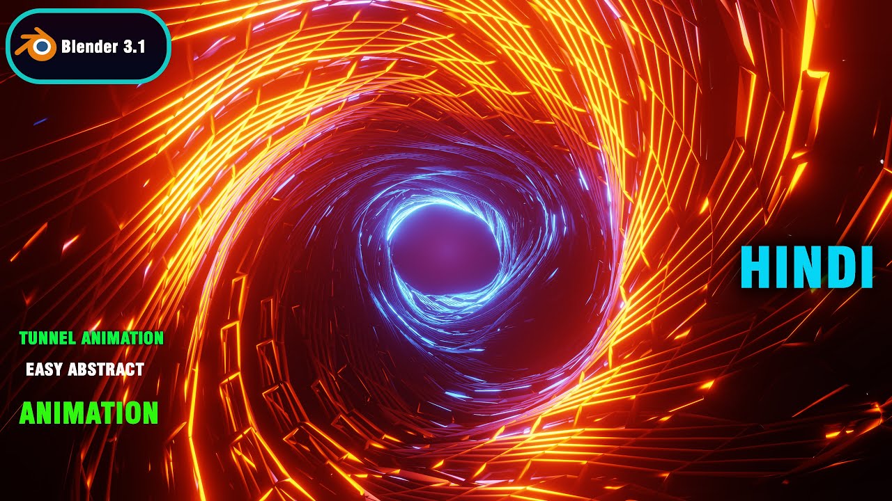 Blender 3.1 - Sci fi tunnel animation in blender | Tunnel animation in ...