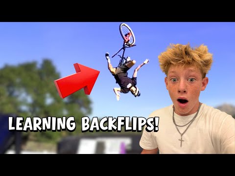 Trying to learn backflips! *this didn’t go well**