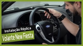 Instalação da Réplica do Volante do New Fiesta no Fiesta 2001 - DIY