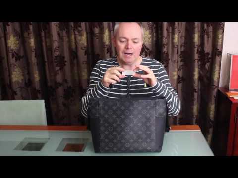 Louis Vuitton Men's Trio Messenger, Reverse Monogram Eclipse, Unboxing