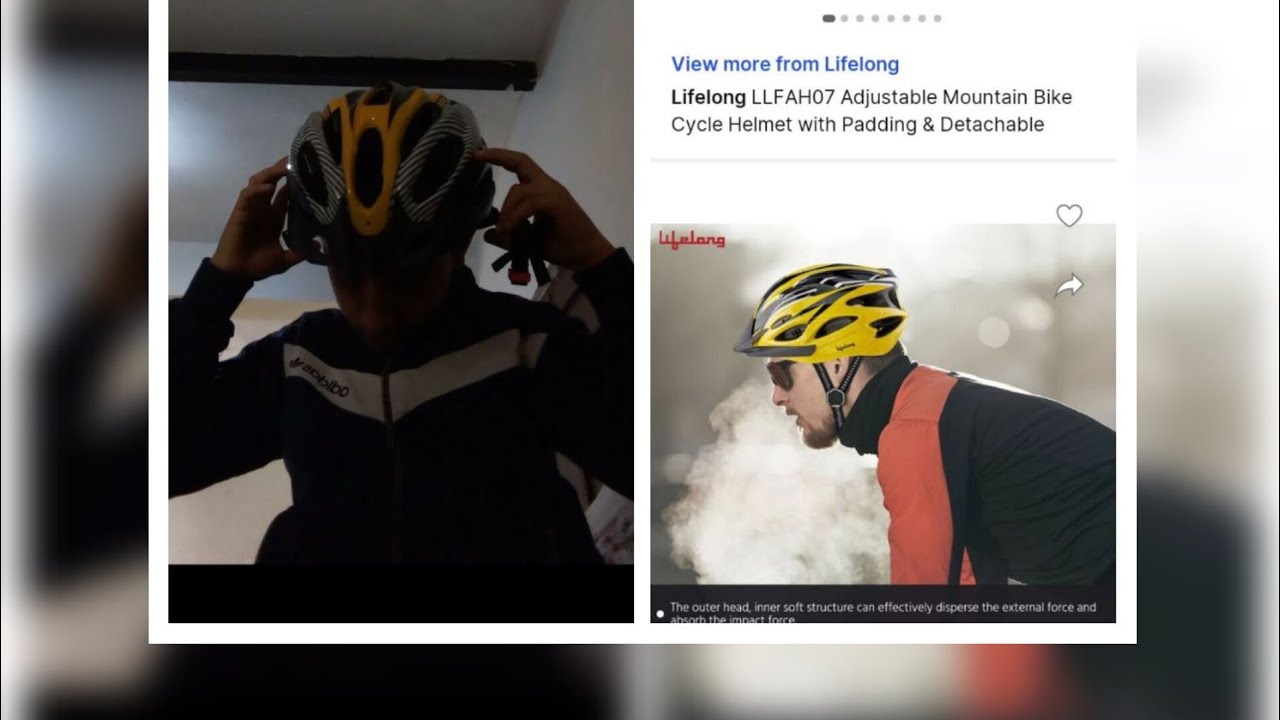 best comfortable Geekay  adjustable cycle helmet with lock and back light to use kross rider 36