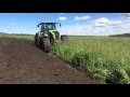 Вспашка залежи. Трактор AXION 900 CLAAS + Плуг LEMKEN