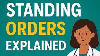 What Is a Standing Order in Nursing – Quick Guide.  Uses and significant.  #communityhealthnursing 