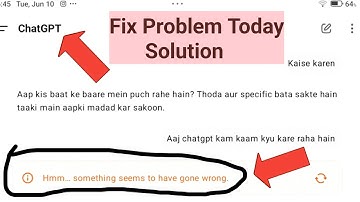 Hmm Something Seems To Have Gone Wrong Chatgpt