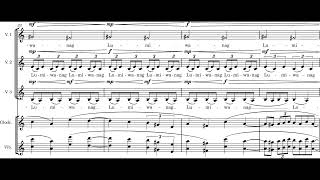 Kevin Rosacia - LUMIWANAG for Female Voices and Percussion Ensemble (2017; rev. 2018) [Score-Video]