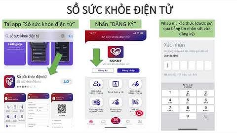 Hướng dẫn sử dụng app sổ sức khoẻ điện tử.