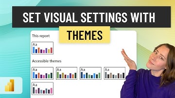 Set Visual SETTINGS (gridlines, axis toggles, more) with Power BI Themes!