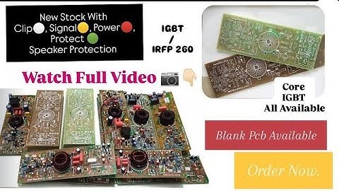 Class D 4000w Pcb | Class D 2000w Pcb | With 4 led Speaker Protection | New Design  | Amplifier Pcb 