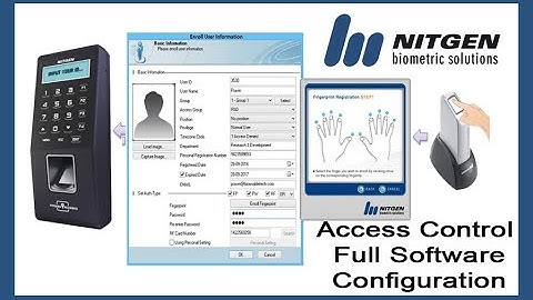 Nitgen Access Control Manager Full Software Setup - Asa Technologybd