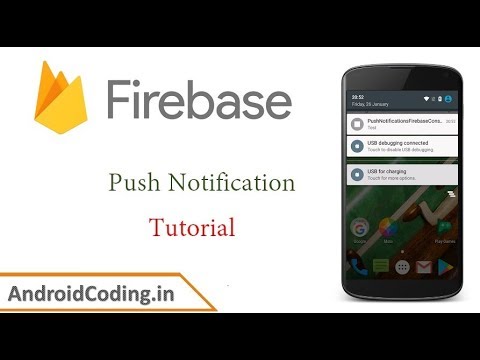 Google Firebase Push Notifications for Android (Tutorial)