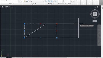 C00519  Grip Modifying AutoCAD 2014 Tutorial