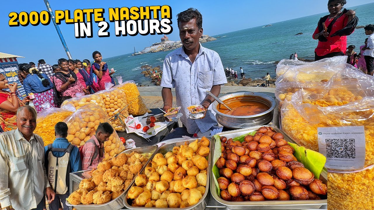 FINALLY Kanyakumari 😍 Indian Street Food 🤤 Makhani Utapam, Curd Rice, Ghee Podi Dosa, Sadhya Meals