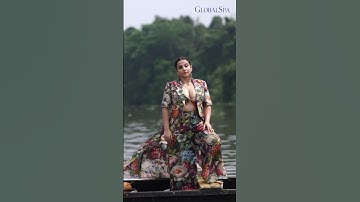 Vidya Balan shooting for GlobaSpa in Kerala✨ #globalspamagazine #vidyabalan #bollywood #covershoot