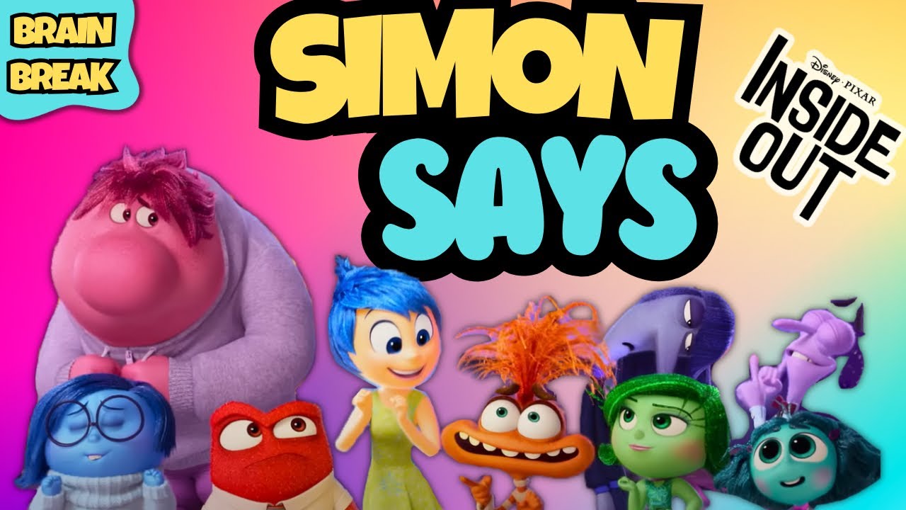 Back to School Brain Break | Inside Out | Simon Says - YouTube