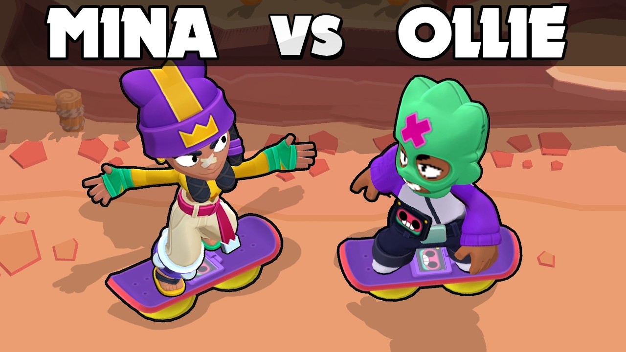 МИНА против ОЛИ ⭐ Brawl Stars