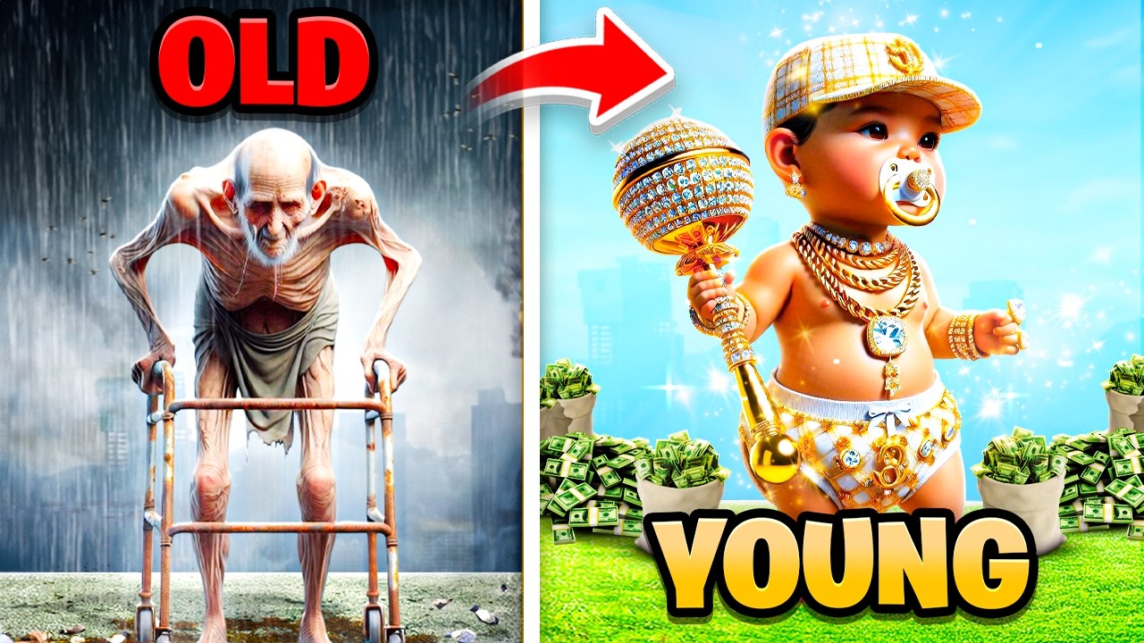 PLAYING AGES 1 - 100 In GTA 5!
