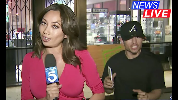 Man yells "F*&k in her P*$$!" during live report!