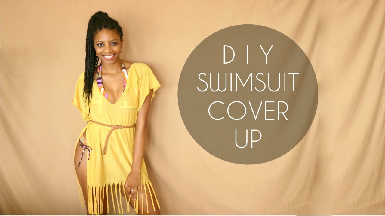 How to make a No Sew Swimsuit Cover Up in two minutes flat!