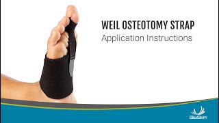 Weil Osteotomy Strap Application Instructions