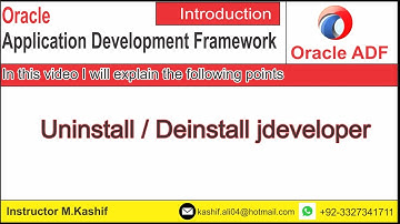 uninstall jdeveloper | deinstall jdeveloper | urdu | hindi