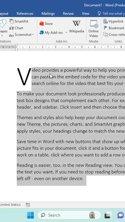 What Is Drop Cap msword mswordtutorial YouTube what-is-drop-cap-msword-mswordtutorial-youtube