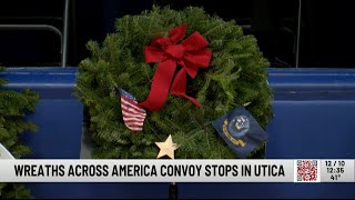 Veterans Honored with Wreaths Across America Stop in Mohawk Valley