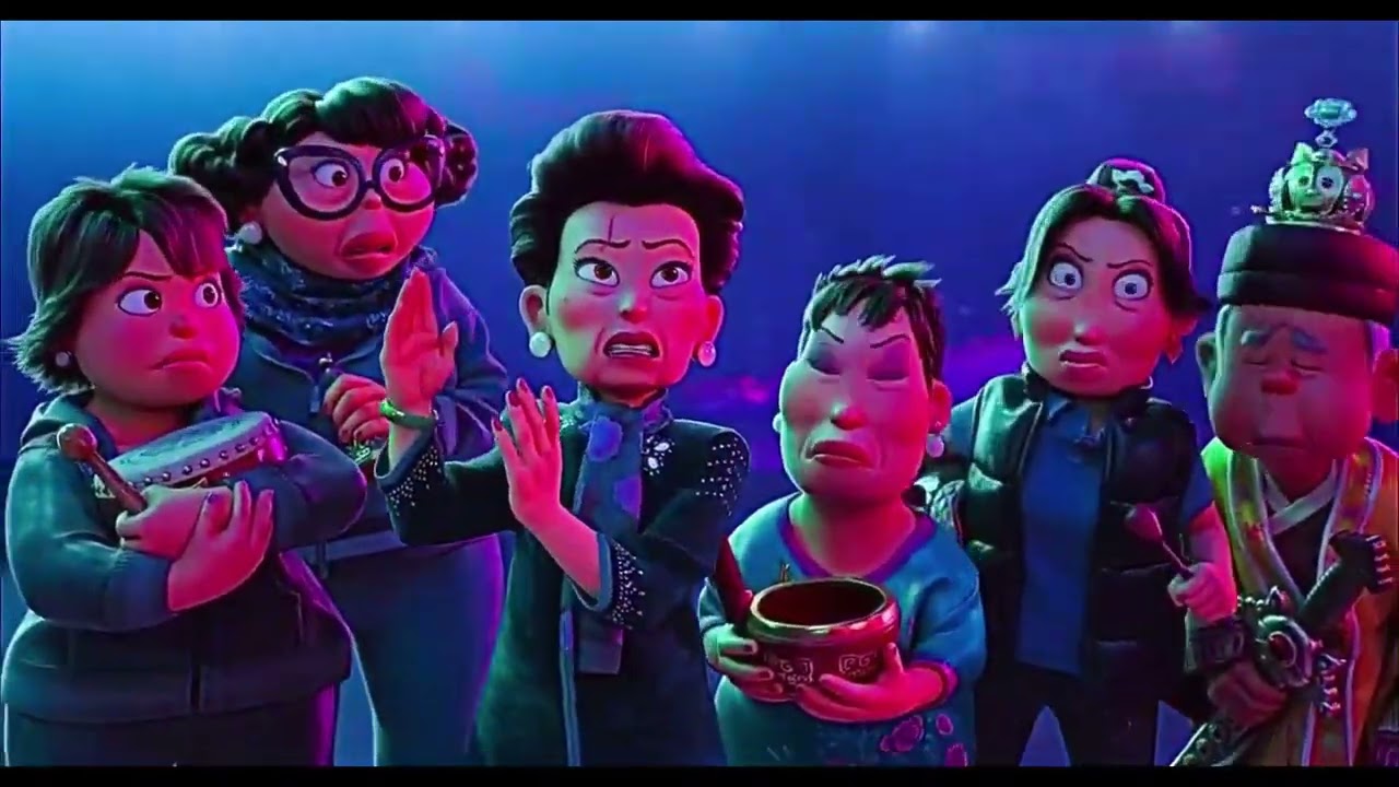 Mei vs Ming | Turning Red | HD Clip