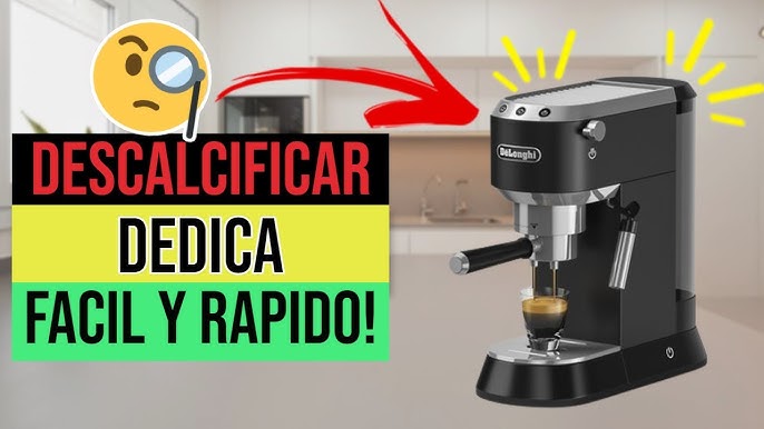 Cómo descalcificar cafetera Magnifica DeLonghi. Luz roja 