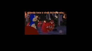 normal #escola #meme #intervalo #sonic #knucles