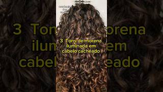 3 Tons De Morena Iluminada Em Cabelo Cacheado