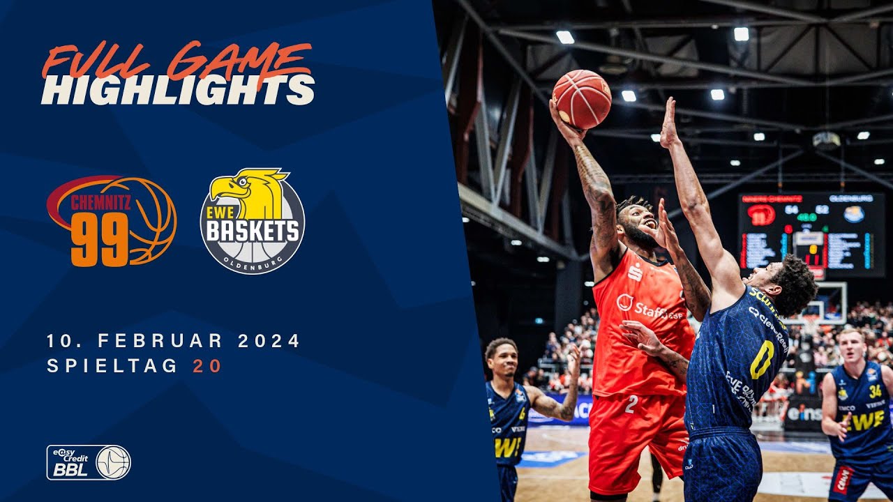NINERS Chemnitz vs. EWE Baskets Oldenburg Full Game Highlights