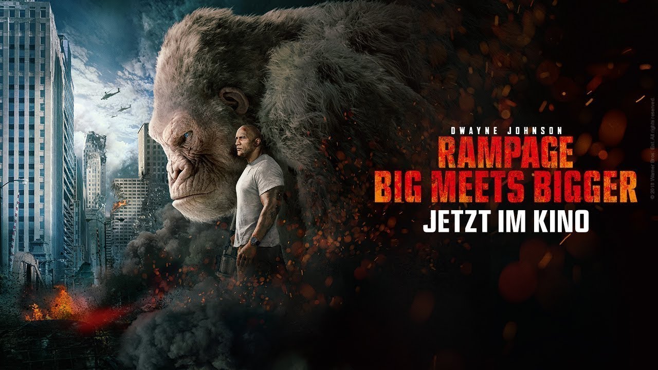 RAMPAGE – BIG MEETS BIGGER - Masthead Spot Deutsch HD German (2018) - RAMPAGE – BIG MEETS BIGGER - Masthead Spot Deutsch HD German (2018)