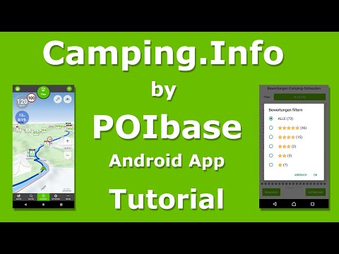 Camping-App für Android: Tutorial zu Camping.Info by POIbase