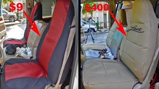 Cheapest vs Most Expensive Seat Covers