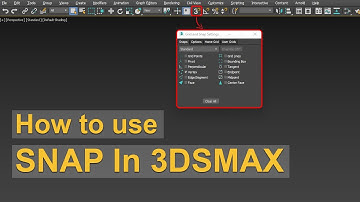 Thiết lập bắt điểm và cố định góc xoay trong 3DSMAX (How to use snap in 3dsmax) [3DSMAX TUTORIAL]