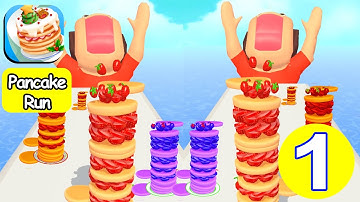 Pancake Run Level 1-15 | All Levels Gameplay Android,ios