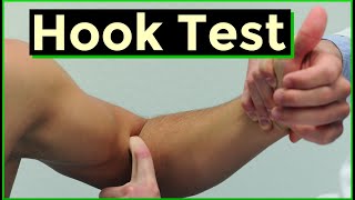 Hook Test | Distal Biceps Tendon Rupture